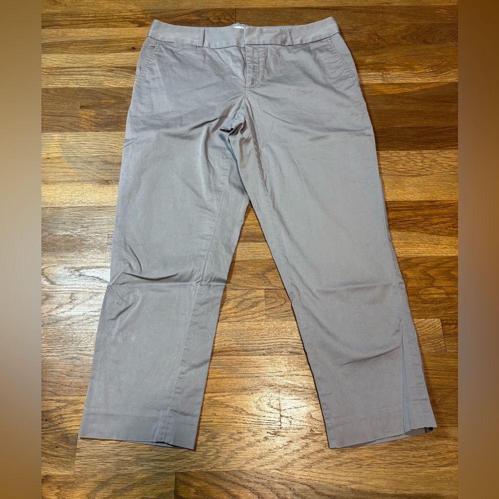 BANANA REPUBLIC khaki style cropped pants - Picture 1 of 10